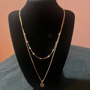 Necklace color tiny beads